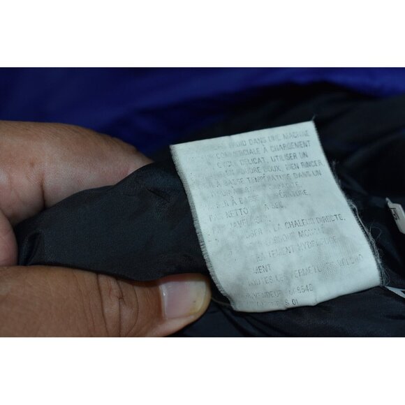 The North Face 700 Nuptse Mens Puffer Vest Size XL Black/Blue Goose Down Vintage - Picture 13 of 15